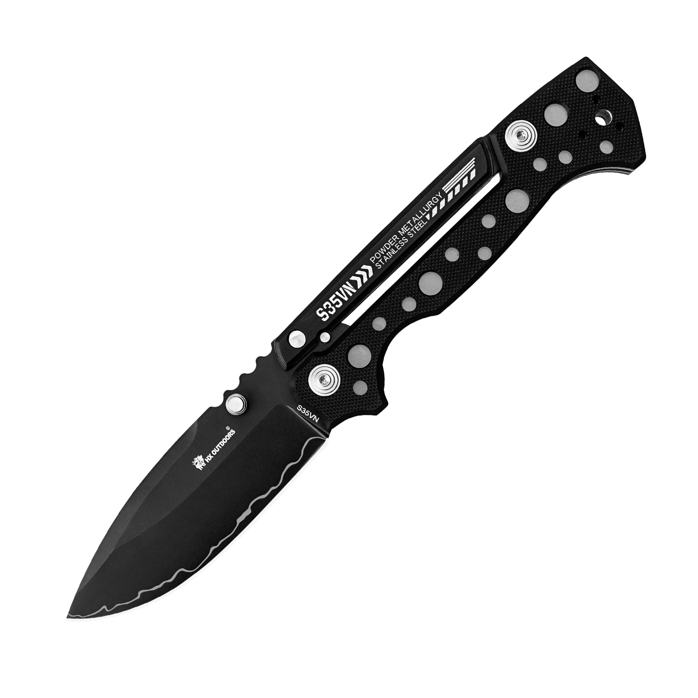 Zd Outdoor Camping - Faca Dobrável Hx Outdoors S35VN, Faca