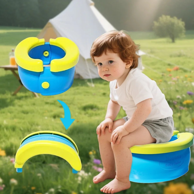 Outdoor Camping Toilet - Assento de treinamento infantil dobrável, fácil