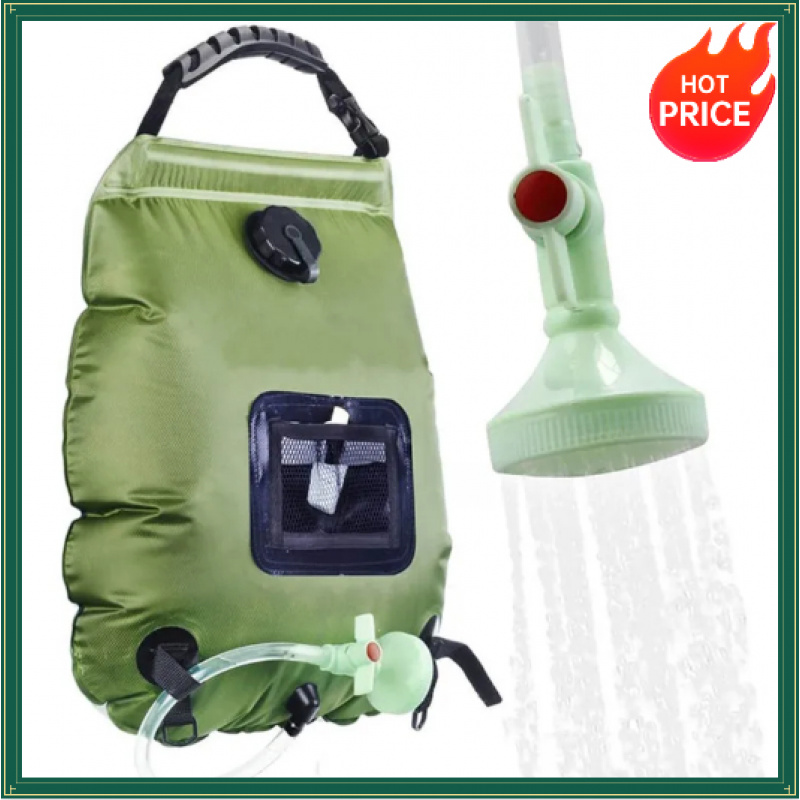 Outdoor Camping Hot Water Shower - Bolsa de Chuveiro Solar 20L para