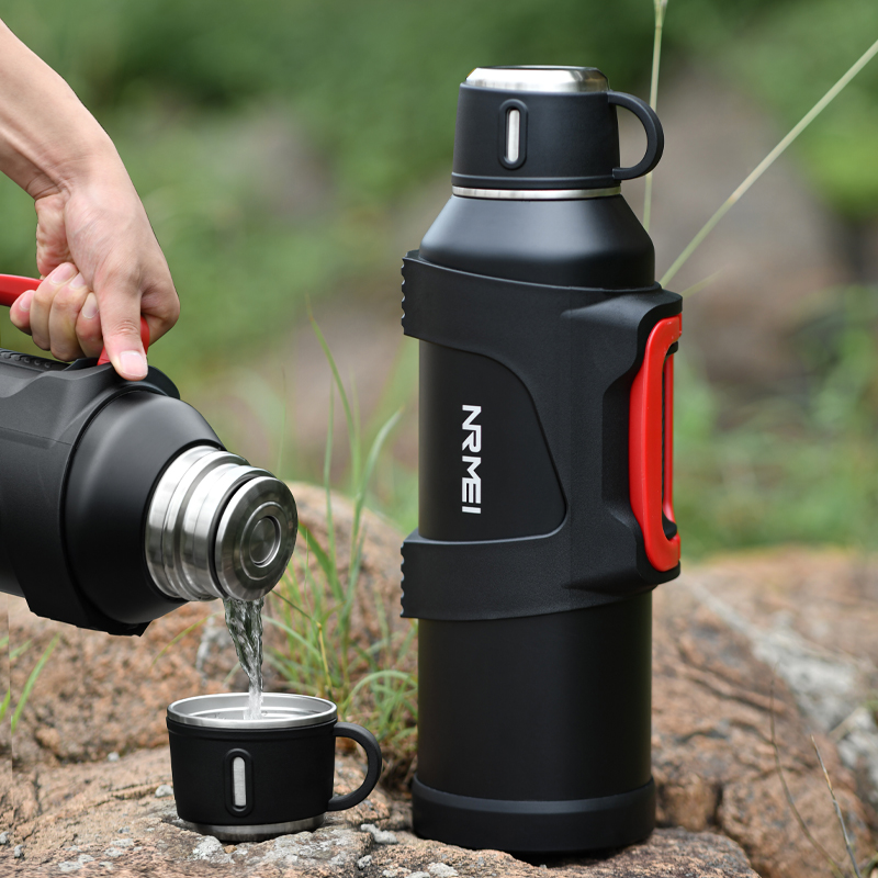 Outdoor Camping Water Jug - Jarro isolado de aço inoxidável com