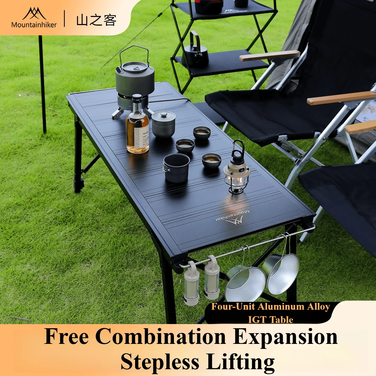 Outdoor Camping Burner - Mountainhiker acampamento dobrável elevador removível multi