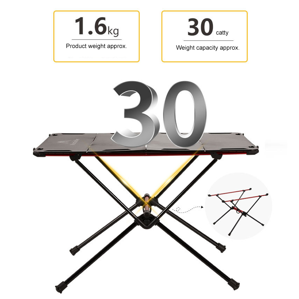 Outdoor Camping Table Foldable - Mesa de Camping Dobrável Leve, Mesa