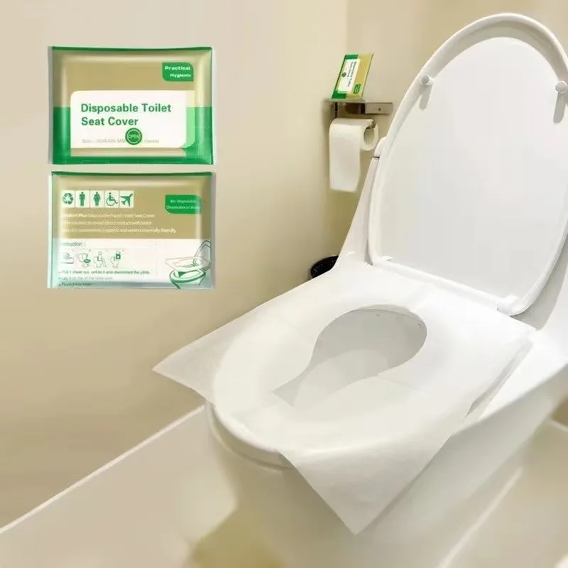 Outdoor Camping Toilet - 1-10 Protetores de Assento Sanitário Descartáveis,