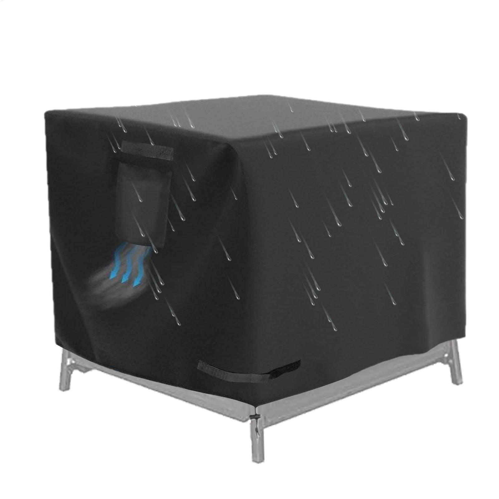 Outdoor Indoor Camping - Capa para fogueira quadrada, 30 espaços,