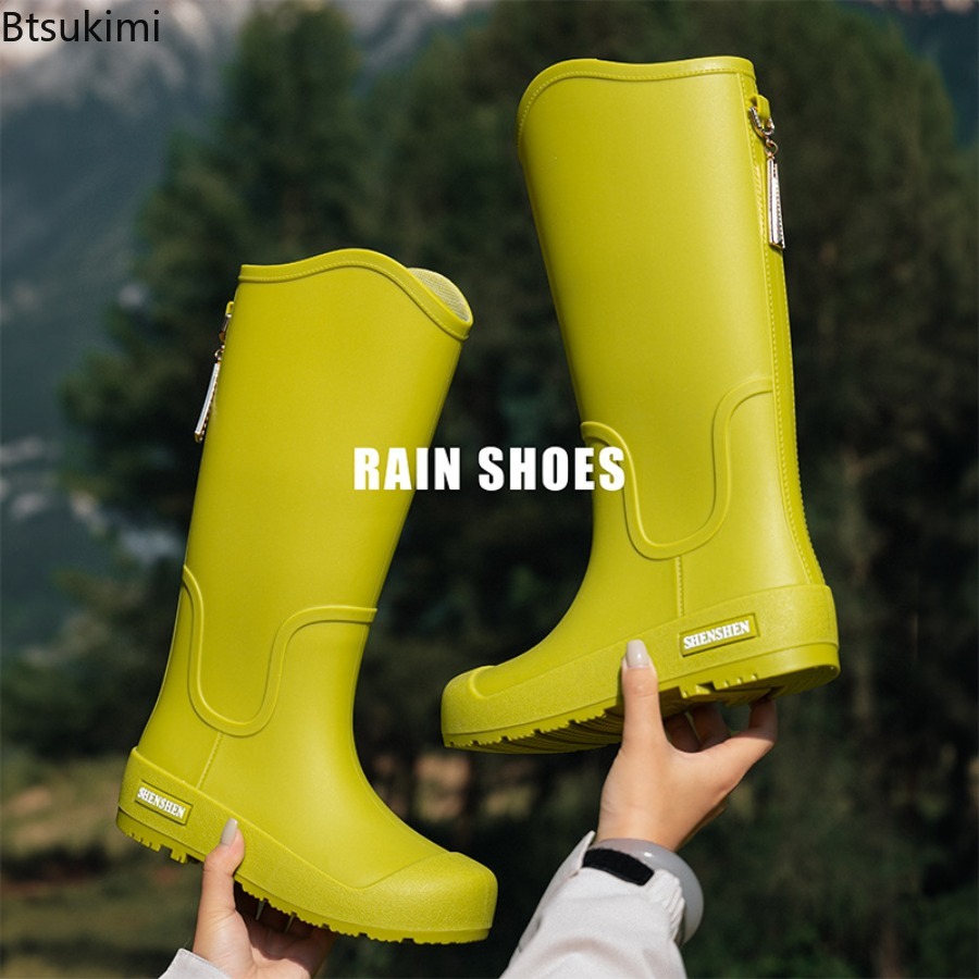 Outdoor Camping Youtube - Novas Botas de Chuva Femininas Impermeáveis