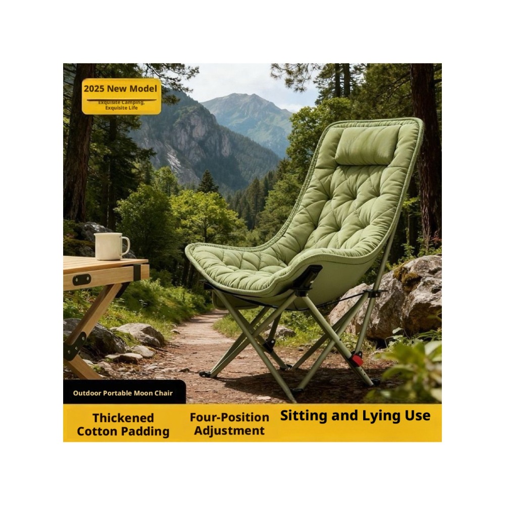 Outdoor Camping Loveseat - Cadeira de Camping Dobrável Confortável em