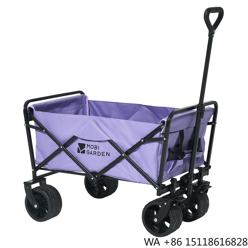 Outdoor Camping Set - Carrinho Portátil Dobrável de Quatro Rodas