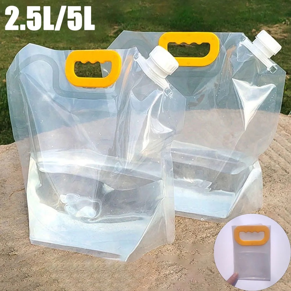 Outdoor Camping Water Jug - Saco de Água Portátil de 5L,