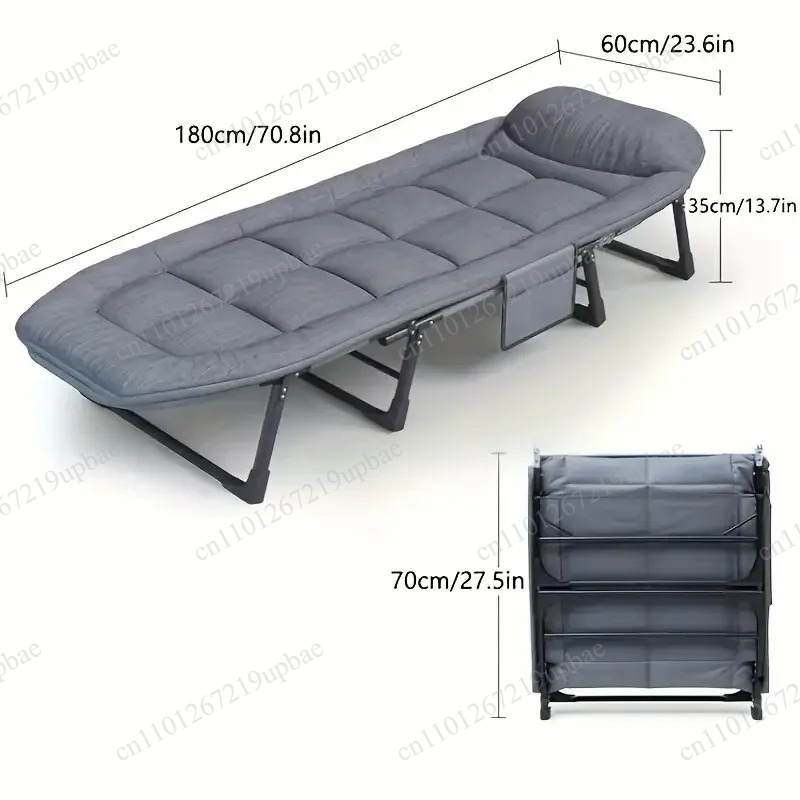 Outdoor Camping Mattress - Cama Dobrável Portátil para Dormir, Cadeira