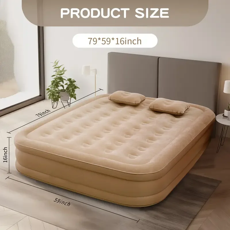 Outdoor Camping Mattress - Colchão Inflável de Luxo para Camping,