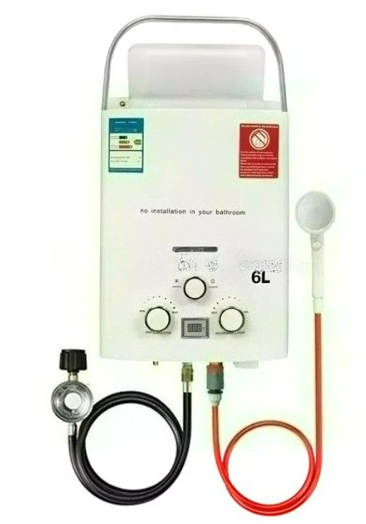 Outdoor Camping Hot Water Shower - Aquecedor de Água a Gás Propano