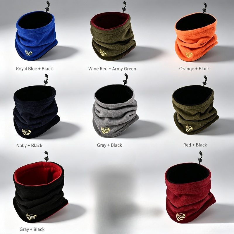 Outdoor Camping Youtube - Gola Térmica de Fleece para Inverno,