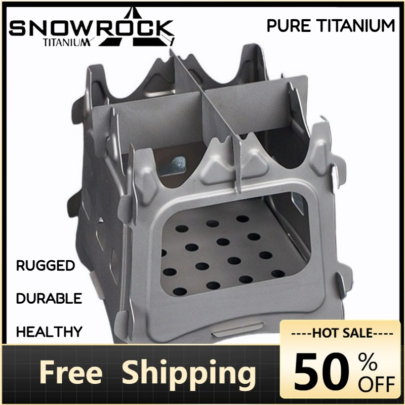 Outdoor Camping Burner - Fogão a Lenha Portátil Dobrável SNOWROCK