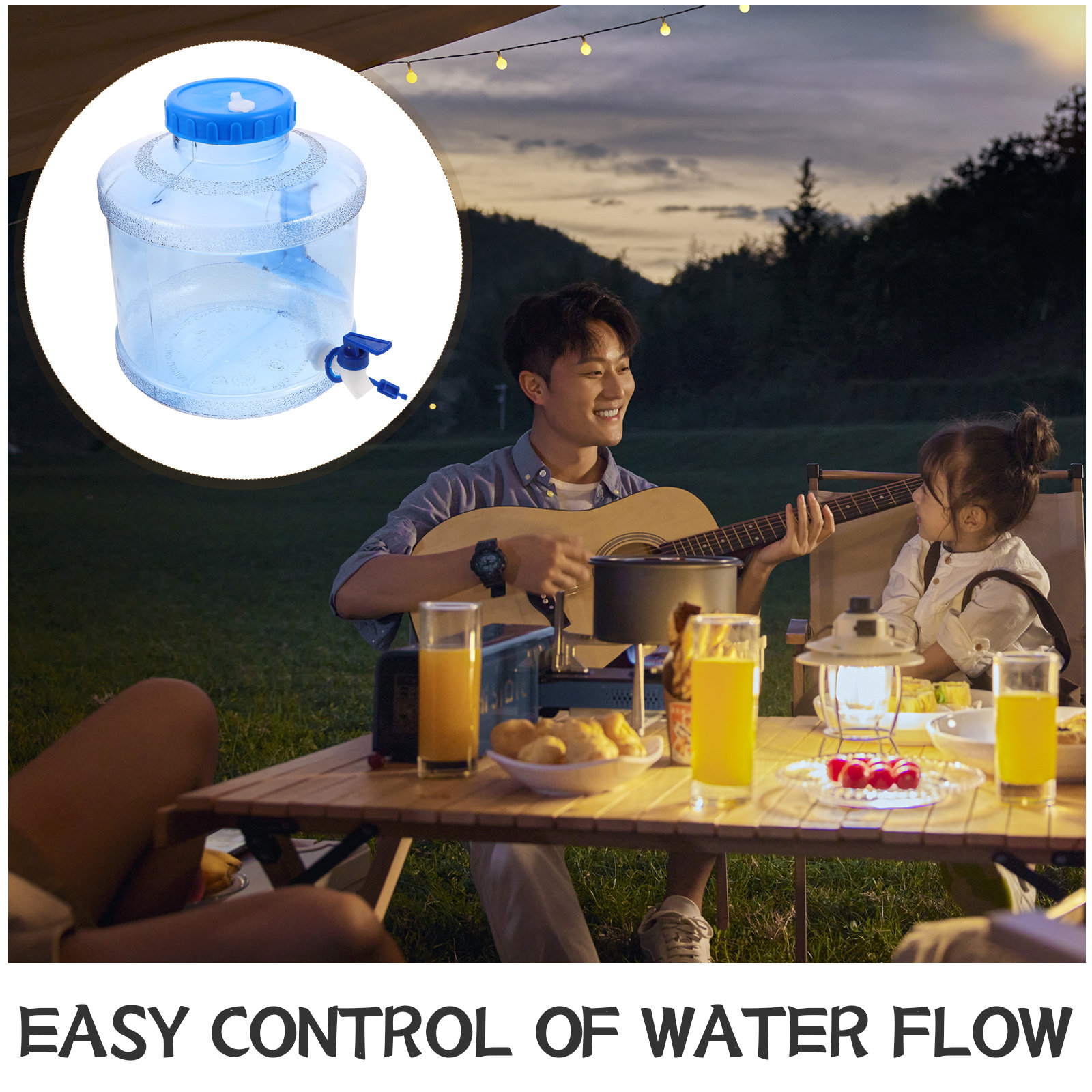 Conjunto de 1 Recipiente de Ág - Outdoor Camping Water Jug avaliação e preço