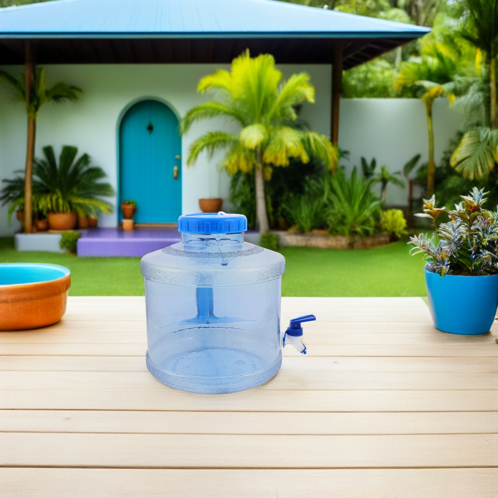 Conjunto de 1 Recipiente de Ág - Outdoor Camping Water Jug avaliação e preço