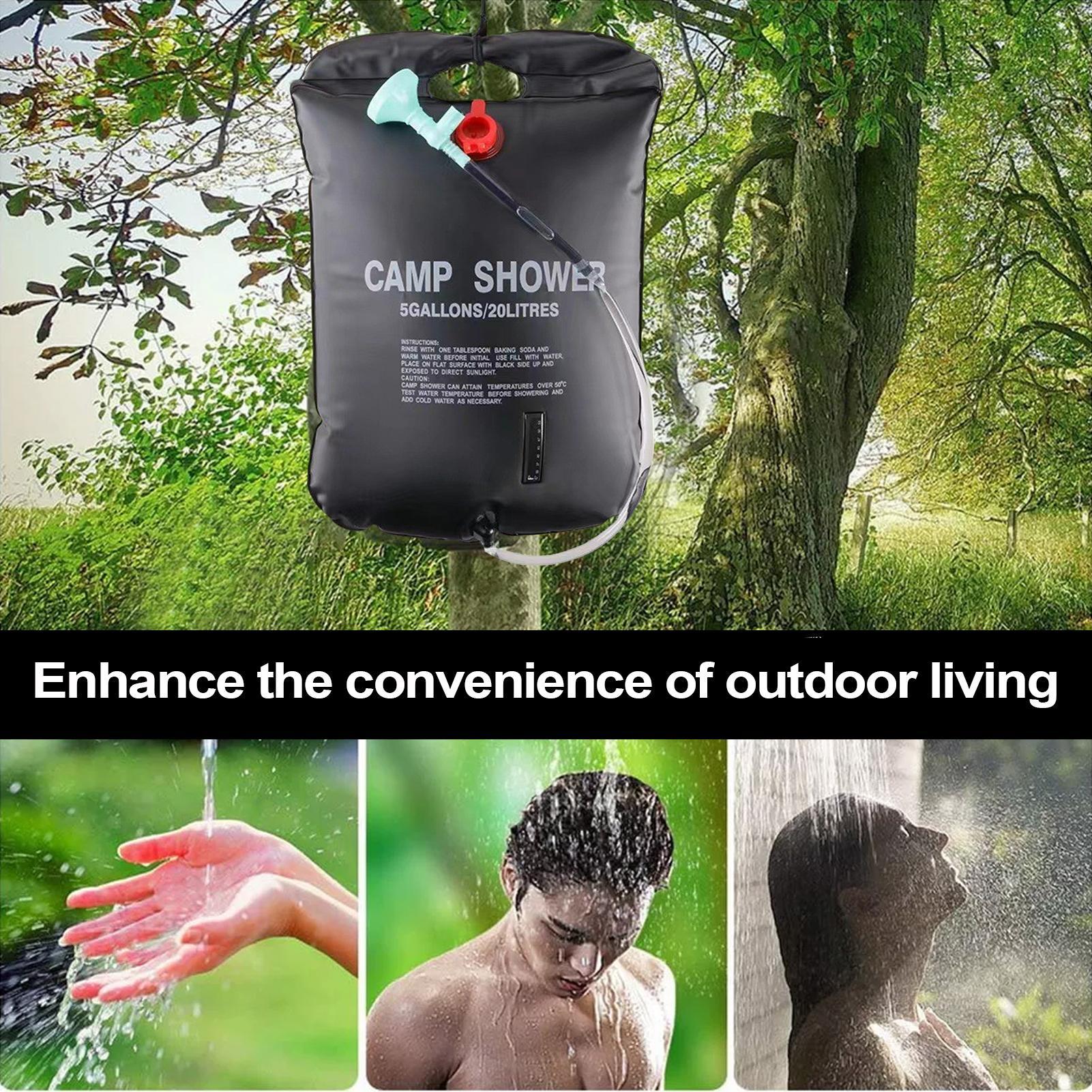 Bolsa de Chuveiro Portátil par - Outdoor Camping Hot Water Shower avaliação e preço