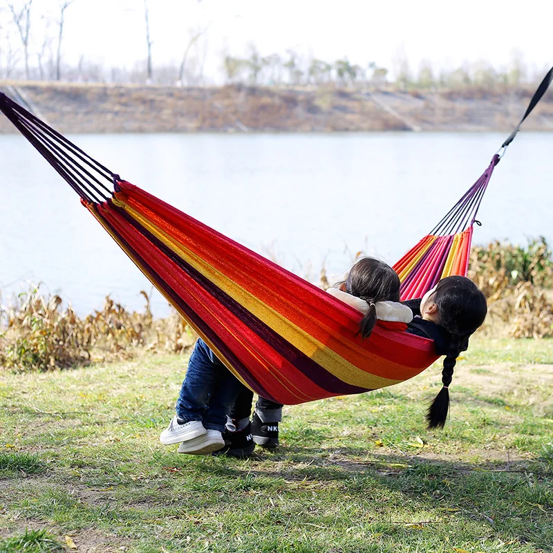 Rede de Lona Sem Varetas de Ma - Outdoor Indoor Camping avaliação e preço