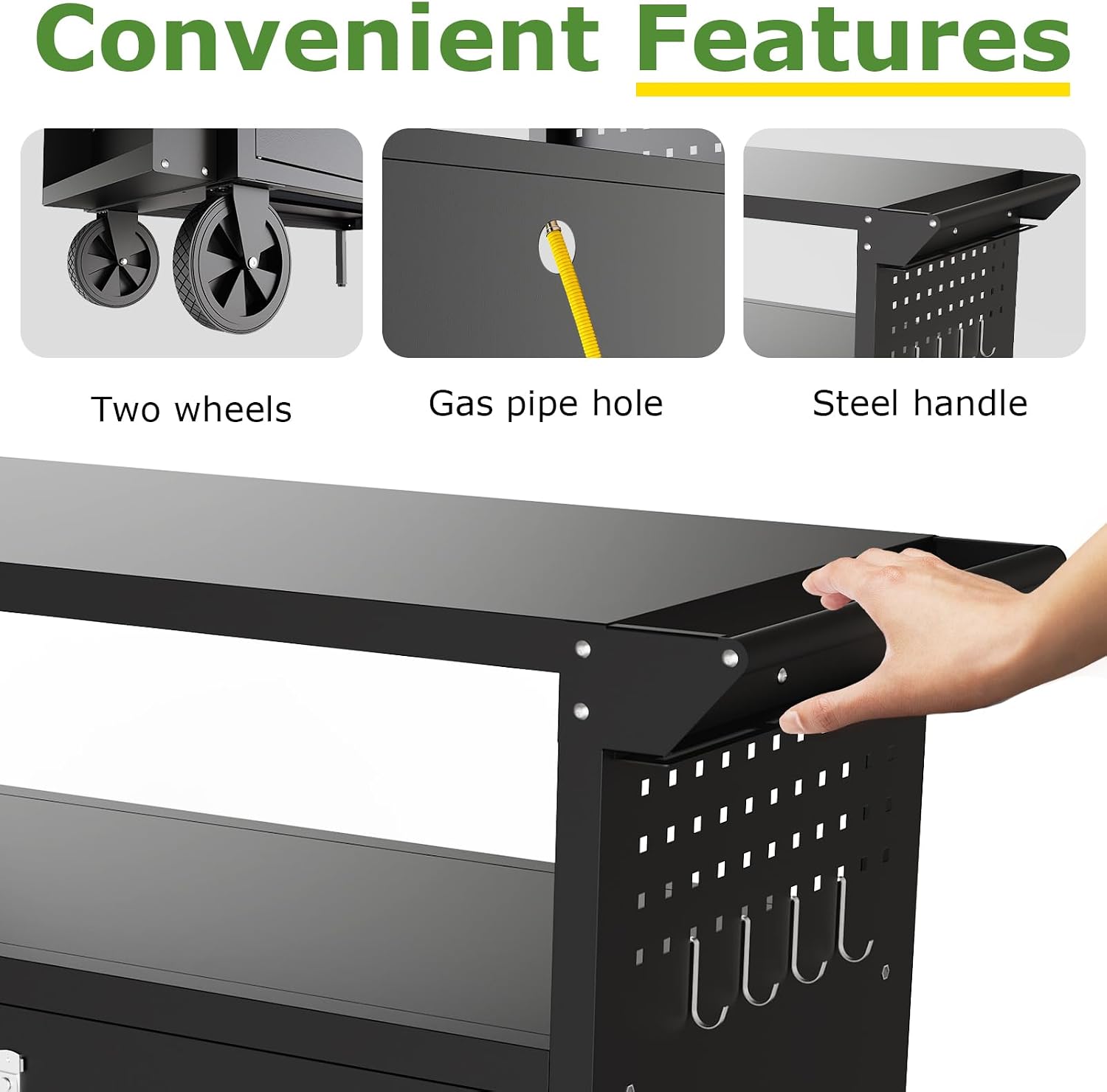 Carrinho de Churrasco para Ext - Outdoor Camping Table Foldable avaliação e preço