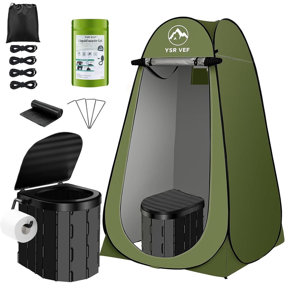 Kit de Sanitário Portátil, San - Outdoor Camping Toilet avaliação e preço