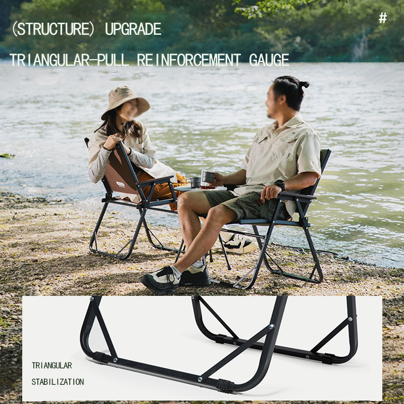 BISINNA Cadeira dobrável para  - Outdoor Camping Loveseat avaliação e preço