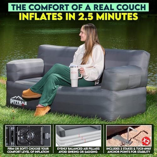 Pittman - Sofá Inflável com Bo - Outdoor Indoor Camping avaliação e preço