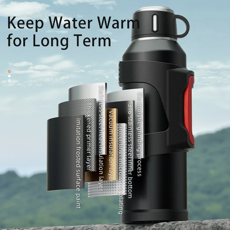 Jarro isolado de aço inoxidáve - Outdoor Camping Water Jug avaliação e preço