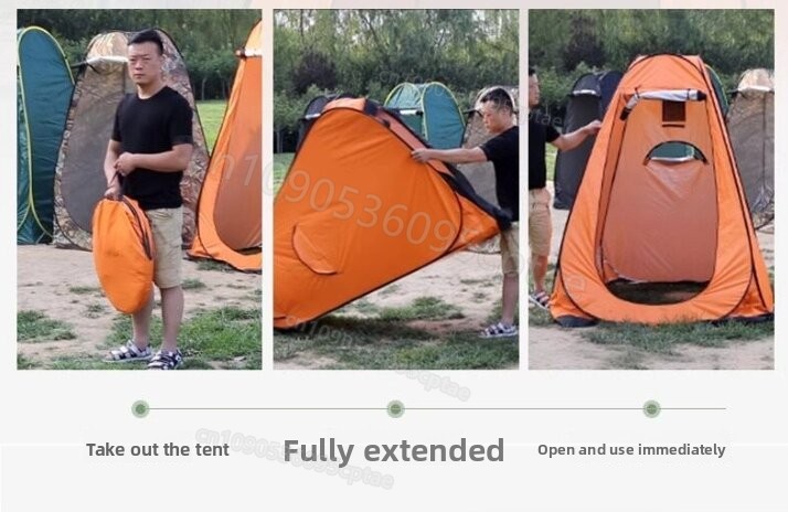 Tenda portátil pop-up com jane - Outdoor Camping Toilet avaliação e preço