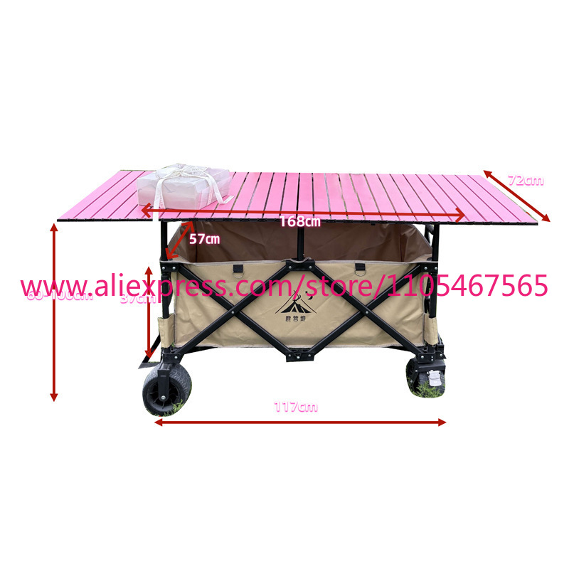 1 unidade de carrinho dobrável - Outdoor Camping Table Foldable avaliação e preço