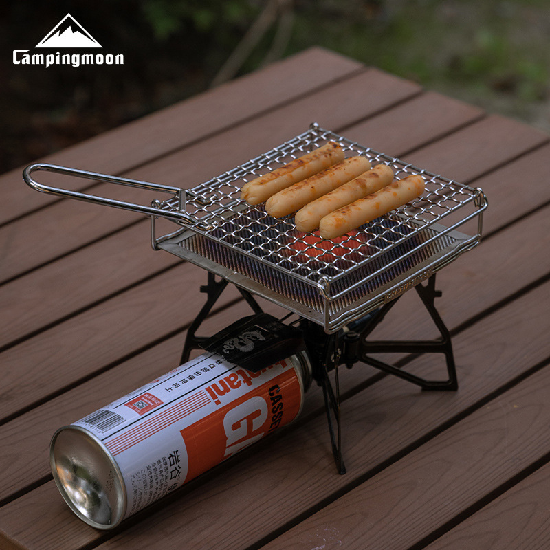CAMPINGMOON Grelha Dobrável de - Outdoor Camping Burner avaliação e preço
