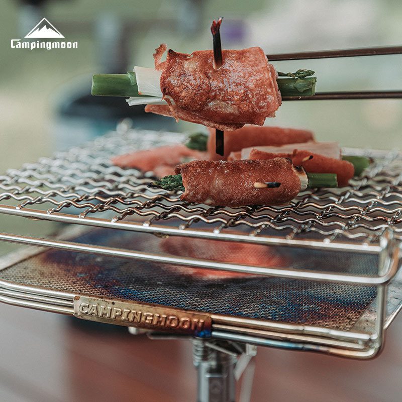 CAMPINGMOON Grelha Dobrável de - Outdoor Camping Burner avaliação e preço