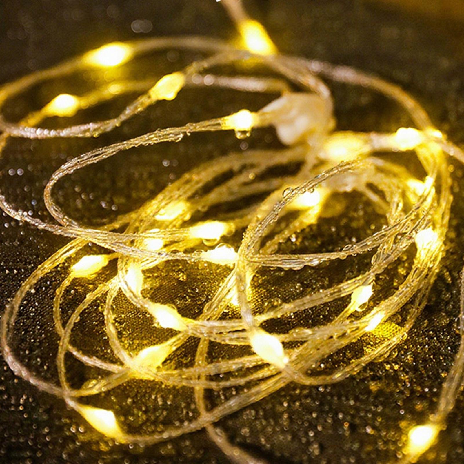 Luzes de corda retráteis para  - Outdoor Camping Lights String avaliação e preço