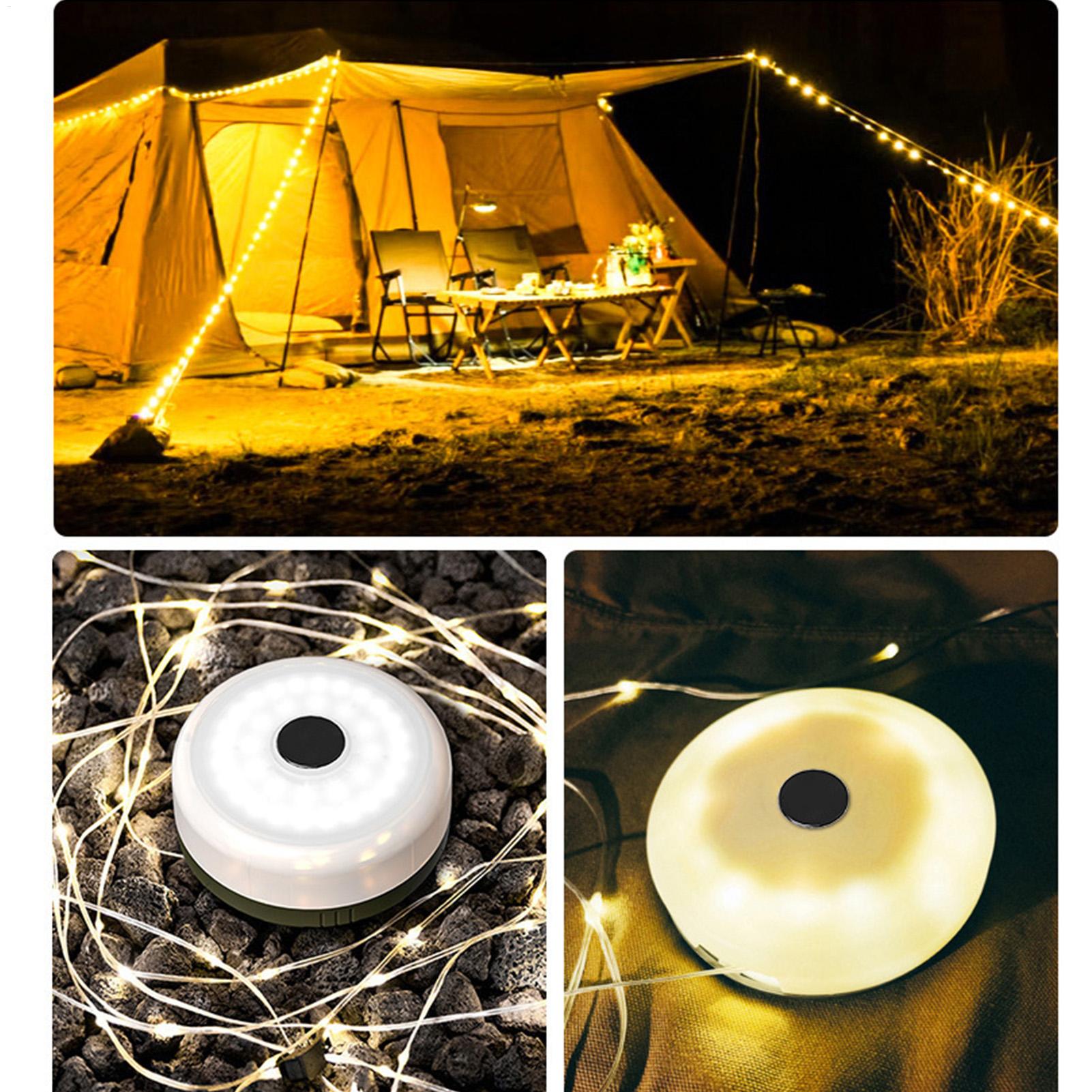 Luzes de corda retráteis para  - Outdoor Camping Lights String avaliação e preço