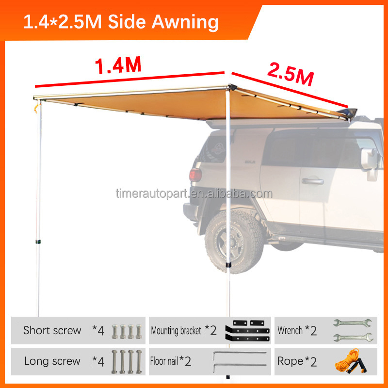 Toldo Lateral Personalizado co - Outdoor Camping Car Tent avaliação e preço