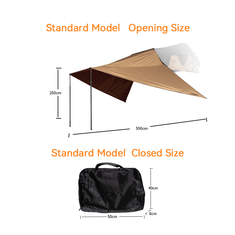 Toldo Impermeável de Oxford pa - Outdoor Camping Car Tent avaliação e preço