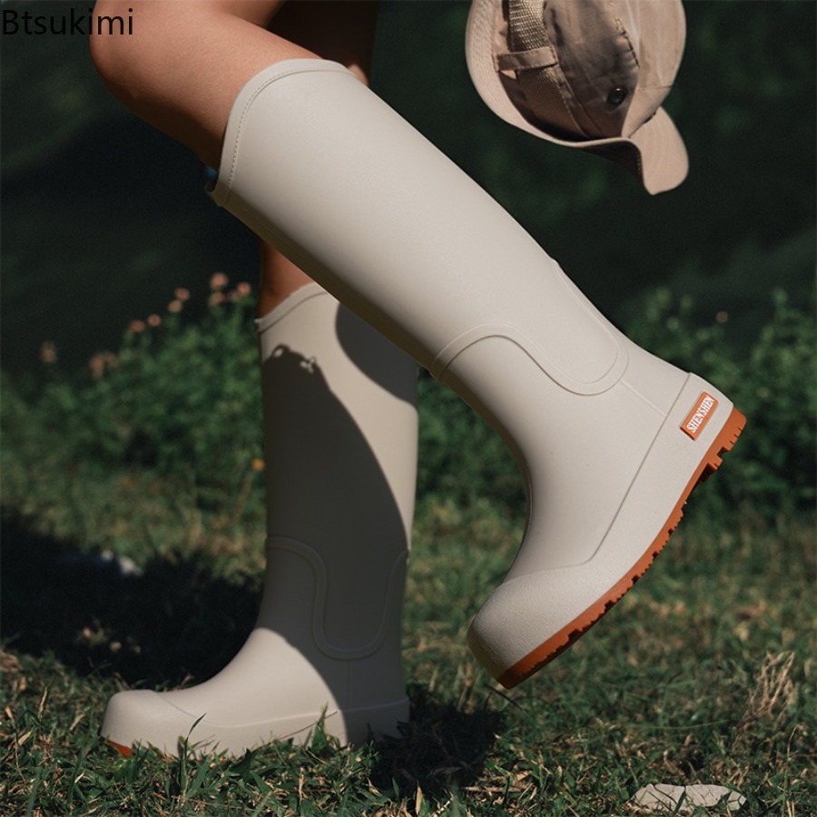 Novas Botas de Chuva Femininas - Outdoor Camping Youtube avaliação e preço