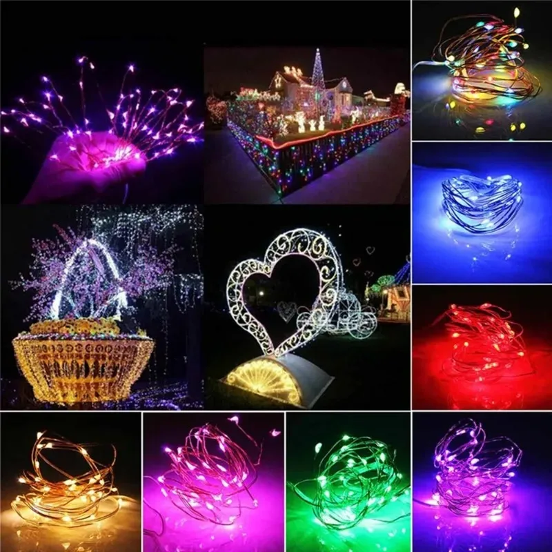Usb led luzes da corda cobre p - Outdoor Camping Lights String avaliação e preço