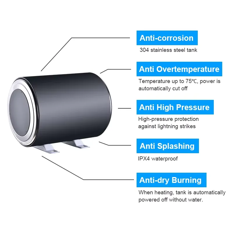 Aquecedor de Água Elétrico Por - Outdoor Camping Hot Water Shower avaliação e preço