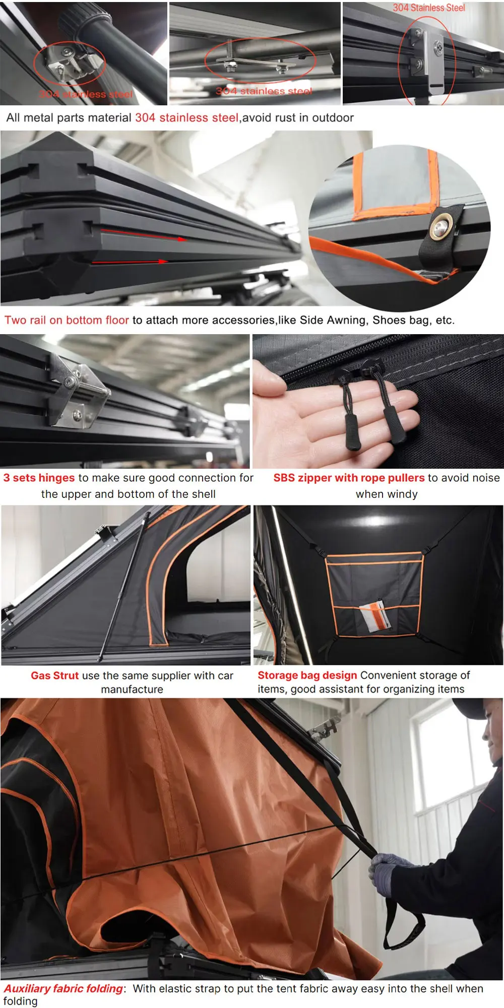 Tenda de Teto para Carro de Ca - Outdoor Camping Car Tent avaliação e preço