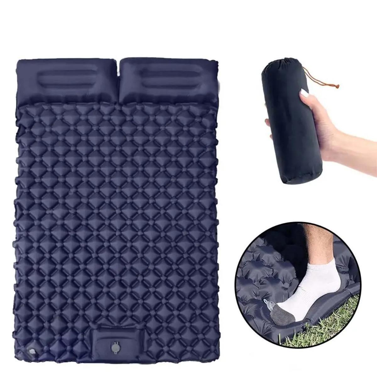 Colchão Inflável Individual e  - Outdoor Camping Rug avaliação e preço