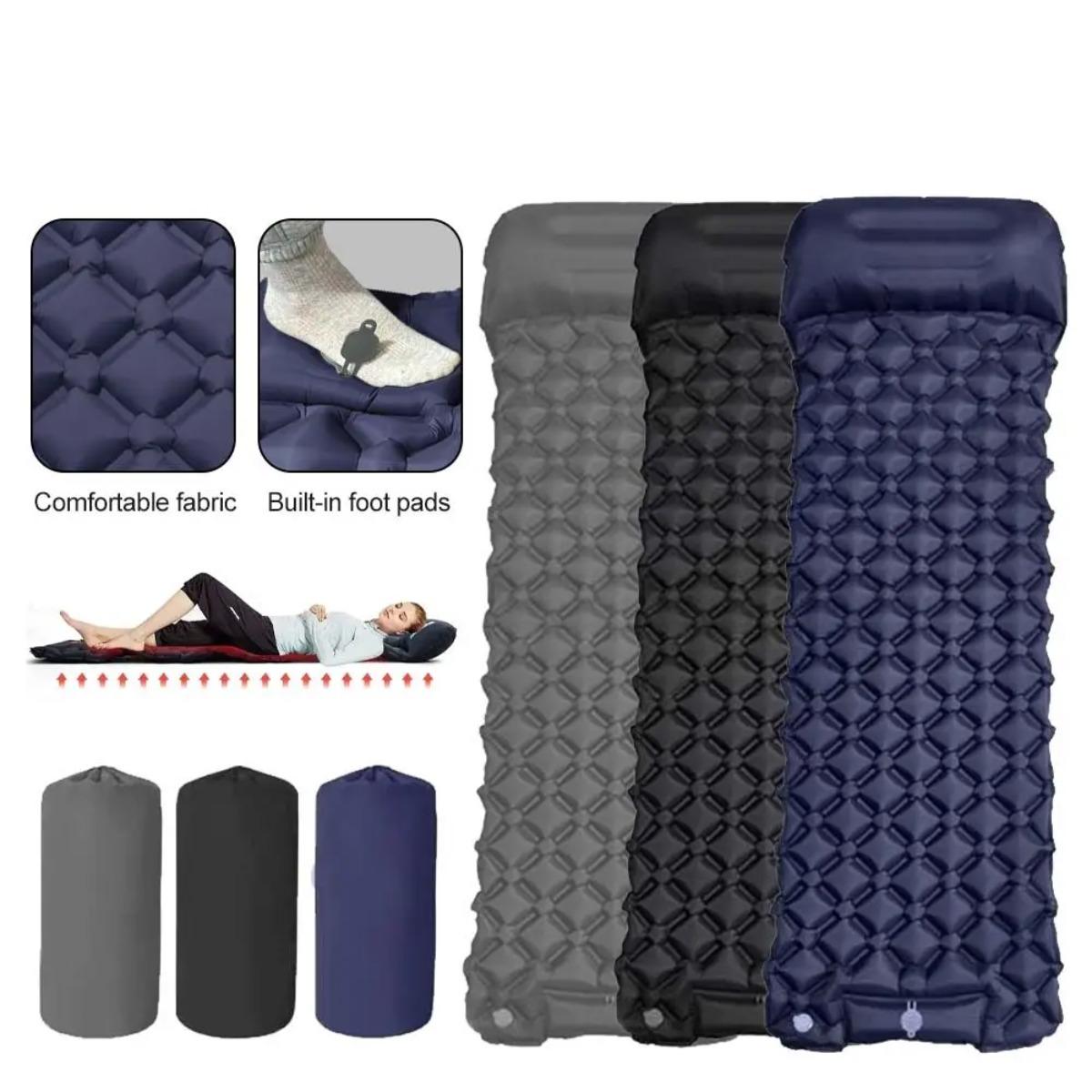 Colchão Inflável Individual e  - Outdoor Camping Rug avaliação e preço