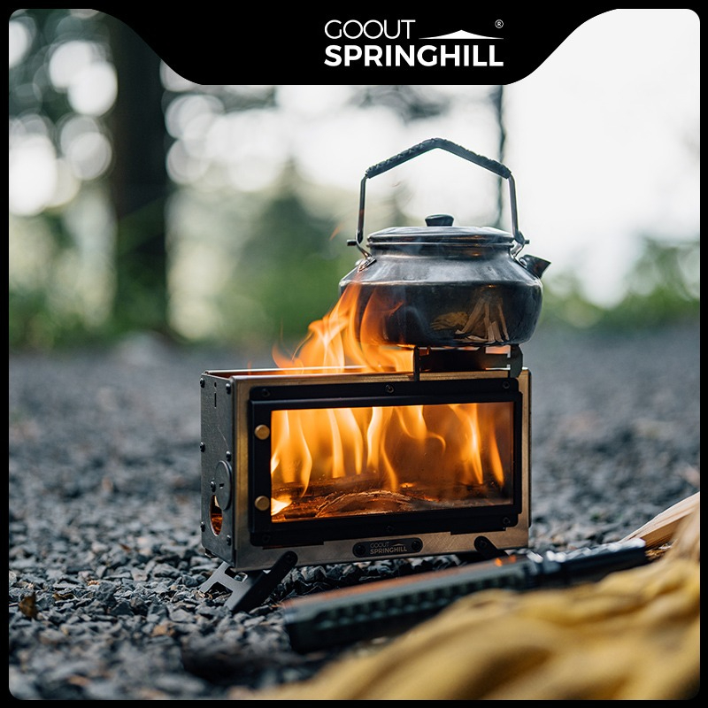 Fogão a Lenha Portátil Goout S - Outdoor Camping Burner avaliação e preço