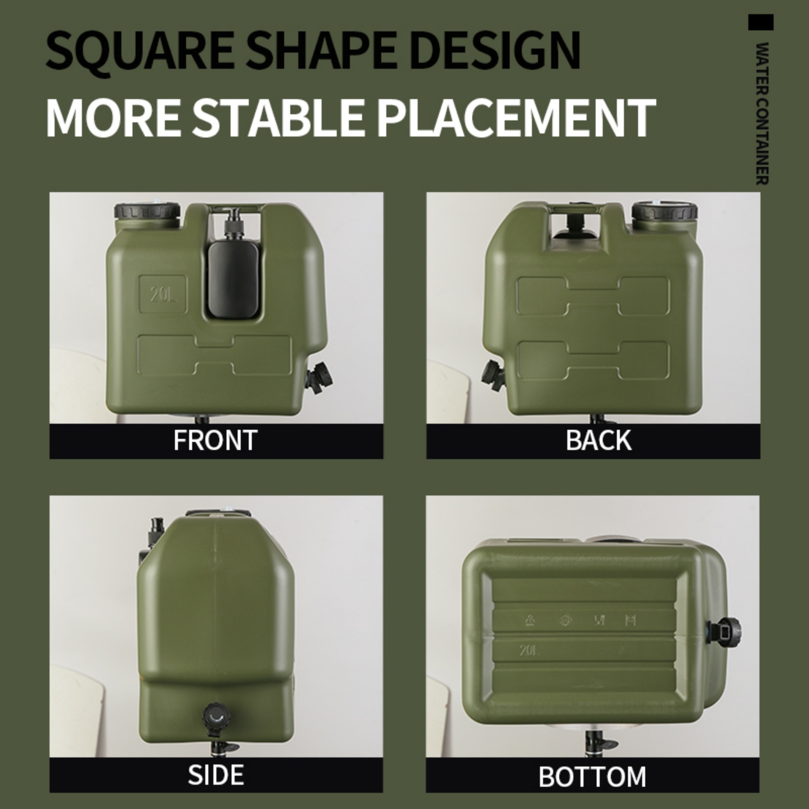 Jarra de água portátil para ca - Outdoor Camping Water Jug avaliação e preço