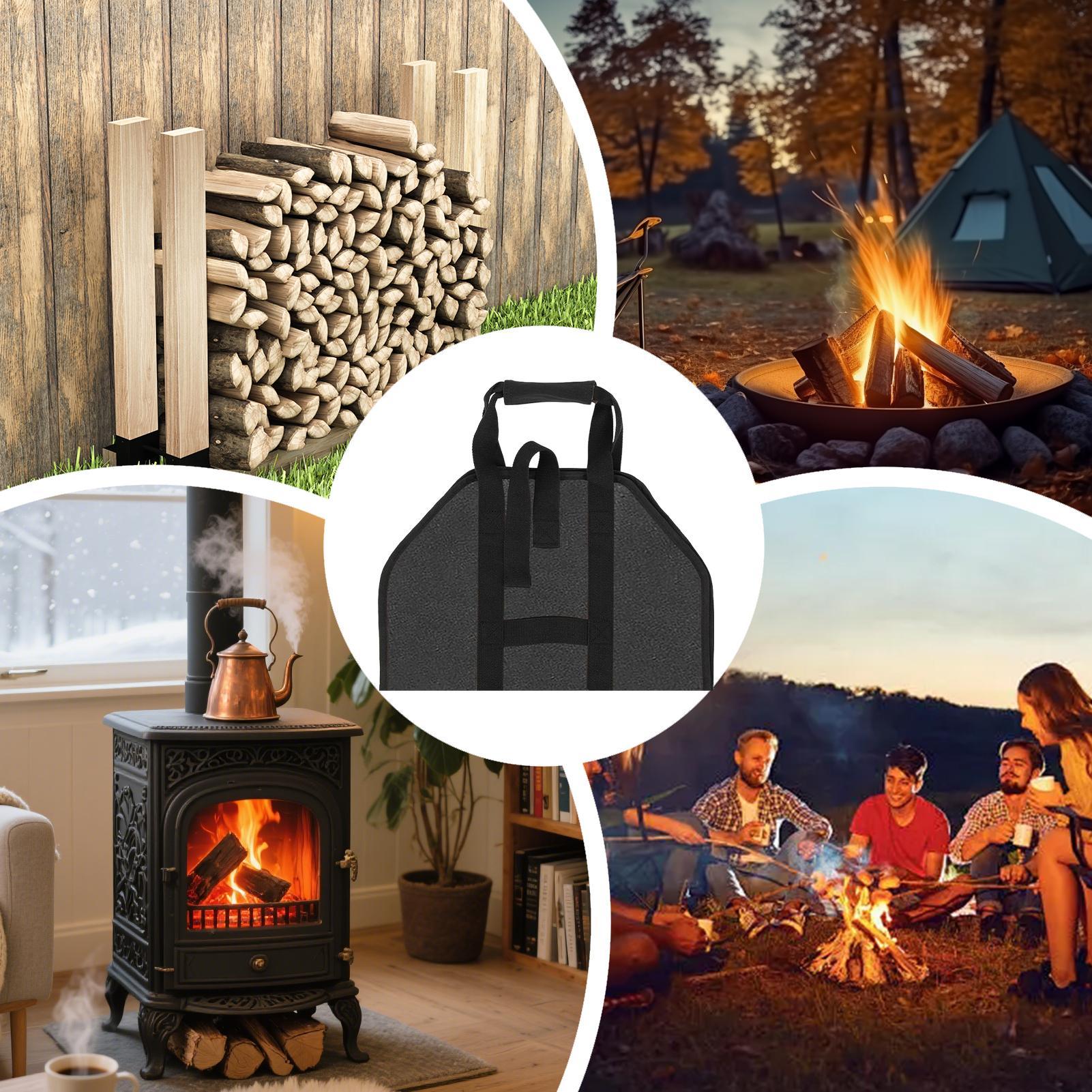 Transportador de lenha grande  - Outdoor Indoor Camping avaliação e preço