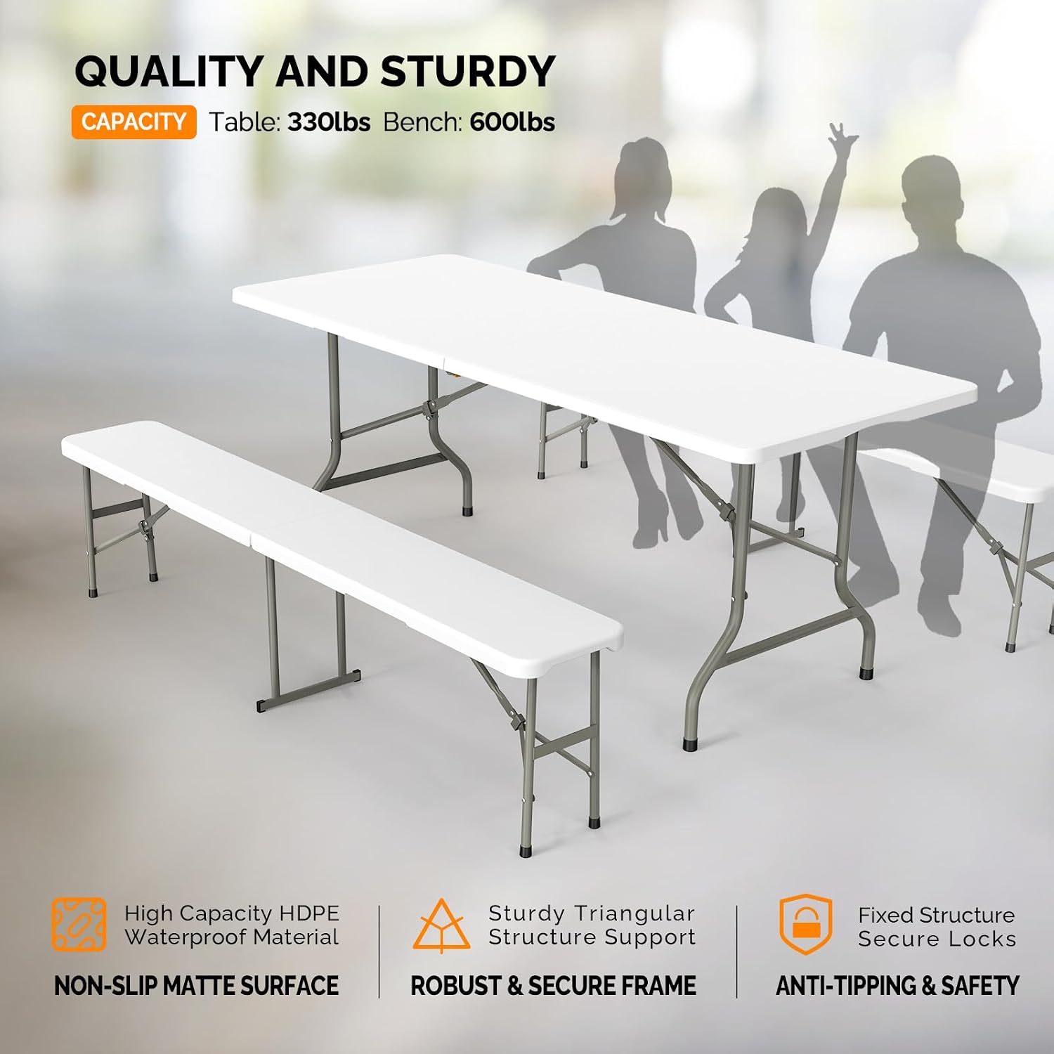 Conjunto de Mesa de Piquenique - Camping Outdoor Or Indoor avaliação e preço
