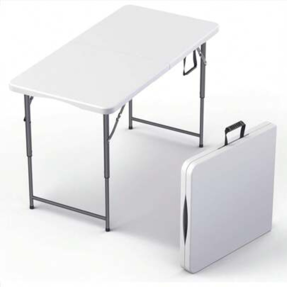 Mesa Dobrável de 4 Pés com Alt - Outdoor Indoor Camping avaliação e preço