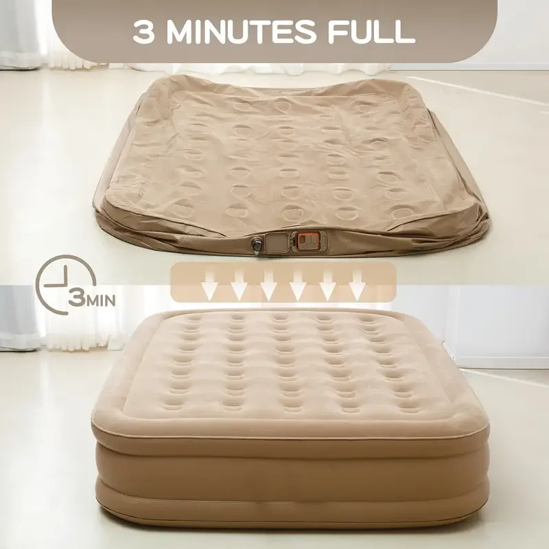 Colchão Inflável de Luxo para  - Outdoor Camping Mattress avaliação e preço