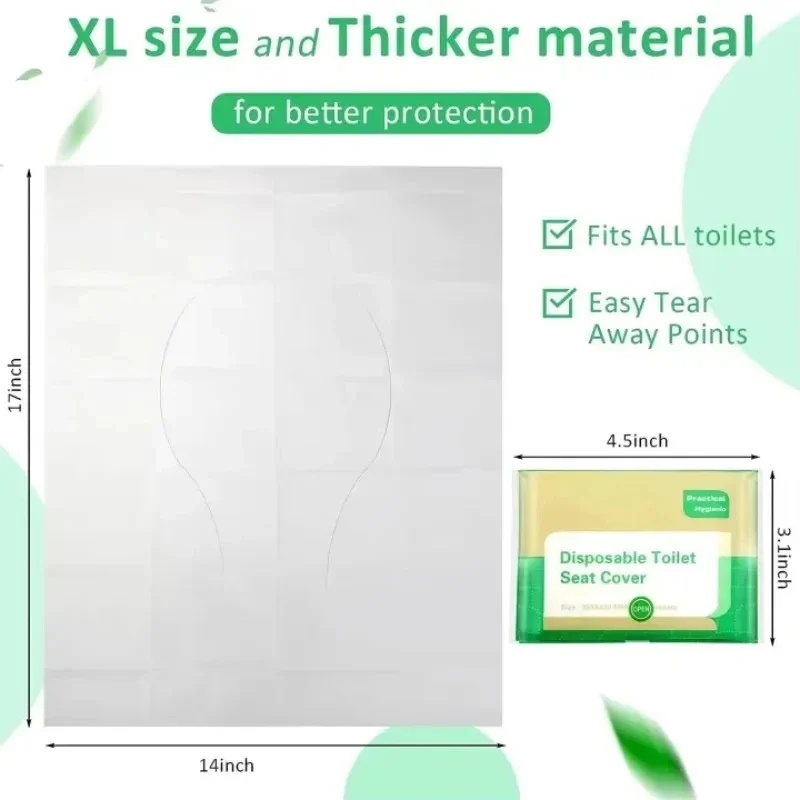 10-100 unidades de capas desca - Outdoor Camping Toilet avaliação e preço