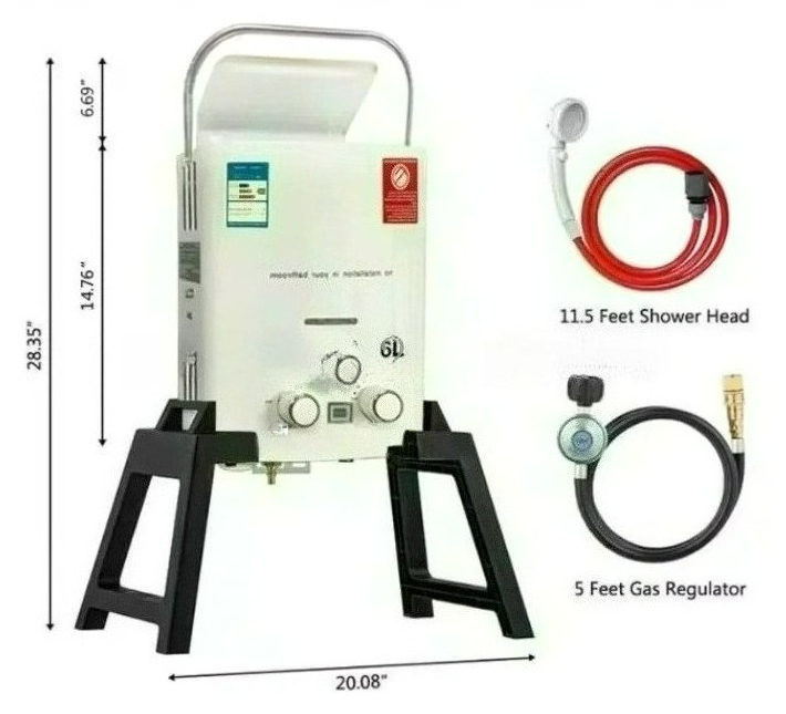 Aquecedor de Água a Gás Propan - Outdoor Camping Hot Water Shower avaliação e preço