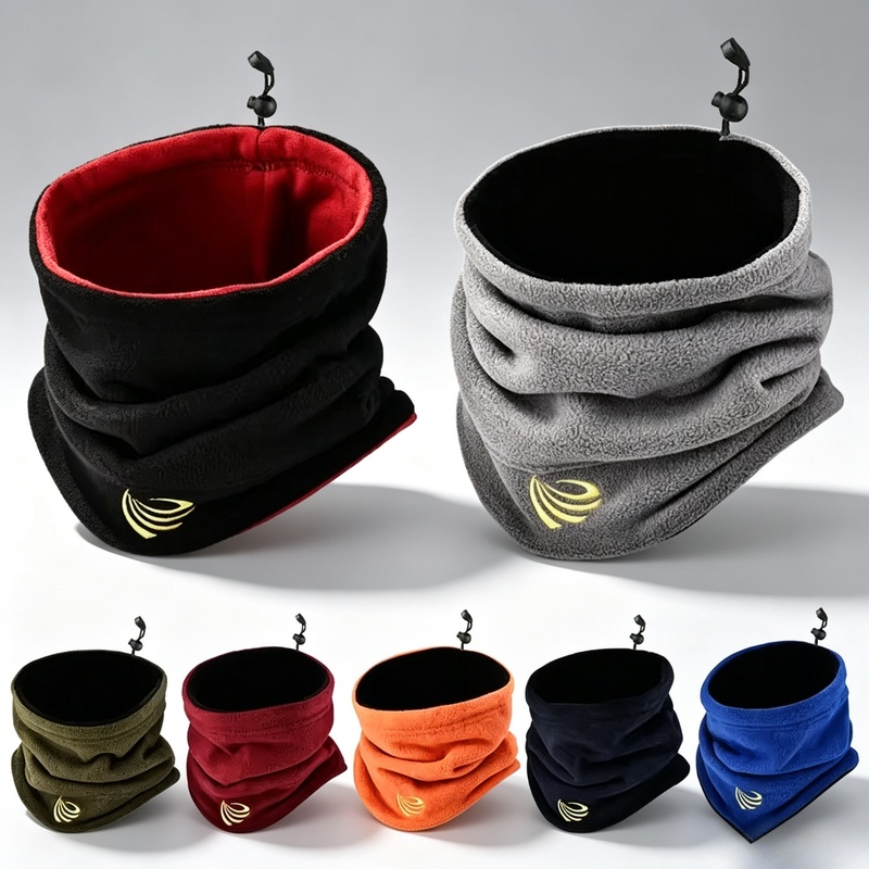 Gola Térmica de Fleece para In - Outdoor Camping Youtube avaliação e preço