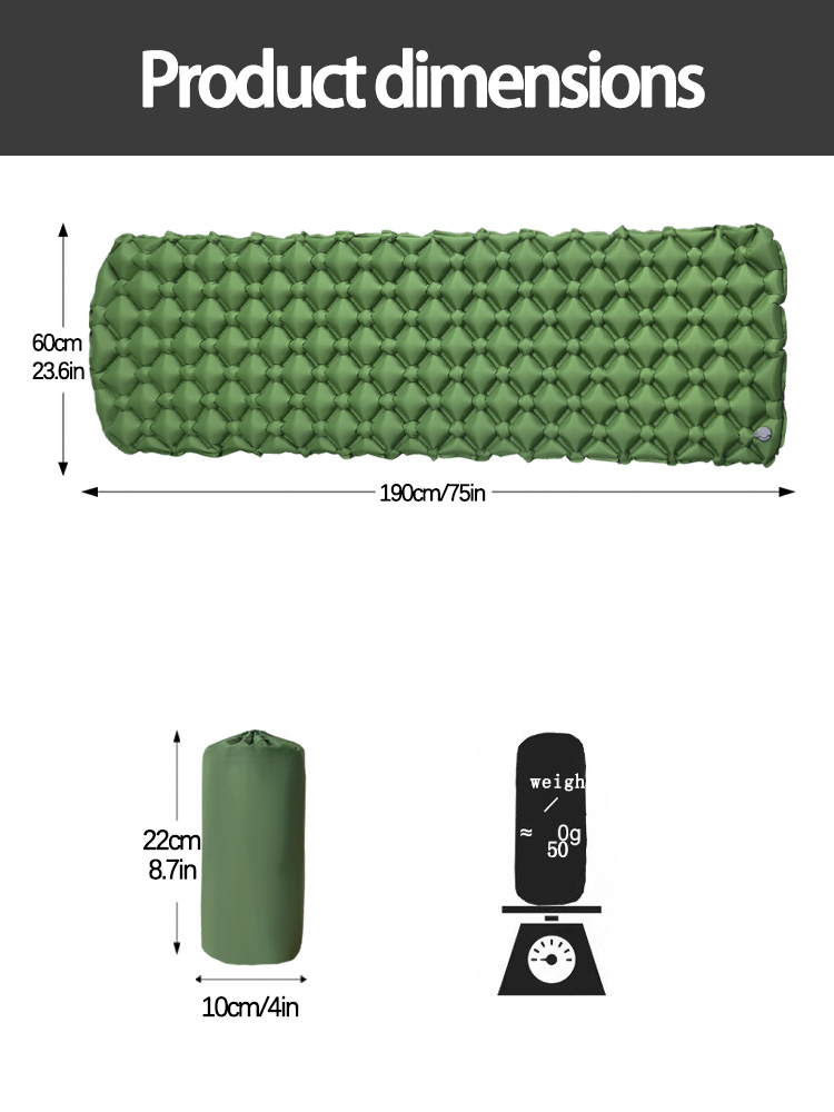 Colchão Inflável para Camping  - Outdoor Camping Mattress avaliação e preço